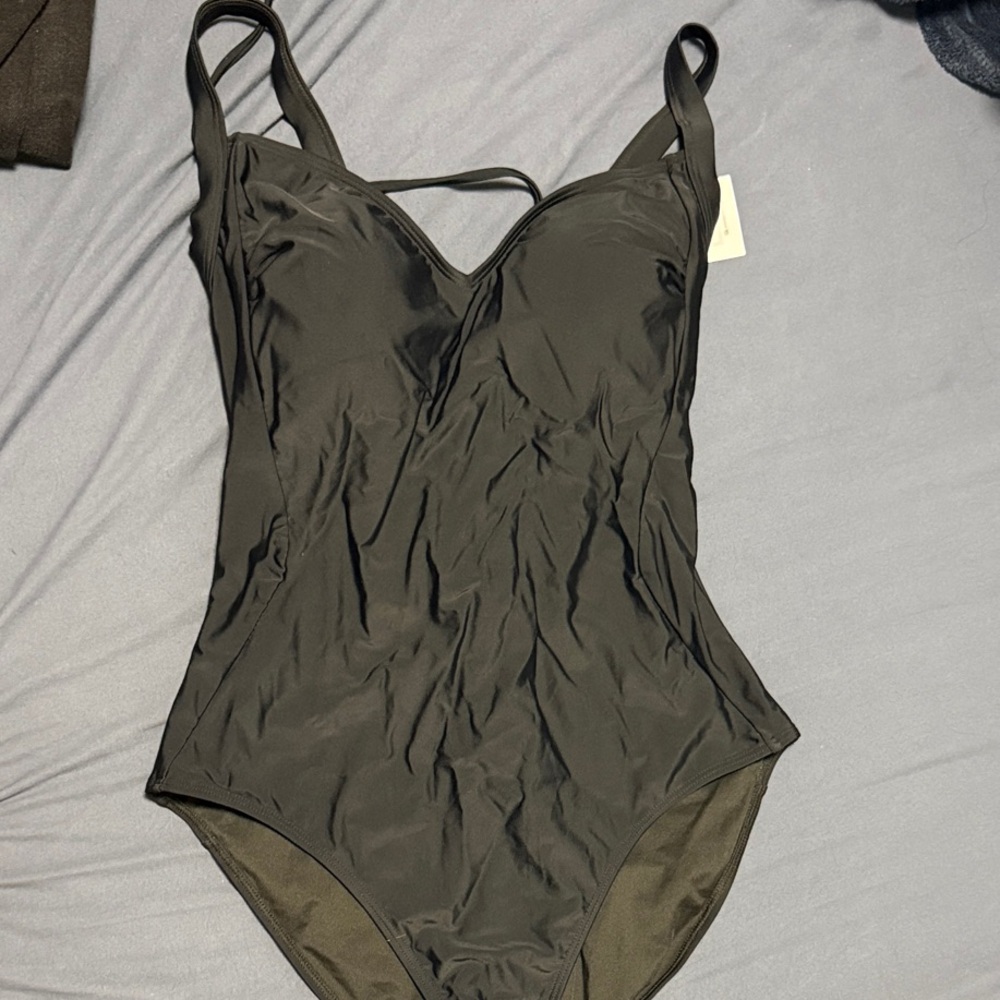 Black One-Piece Swimsuit